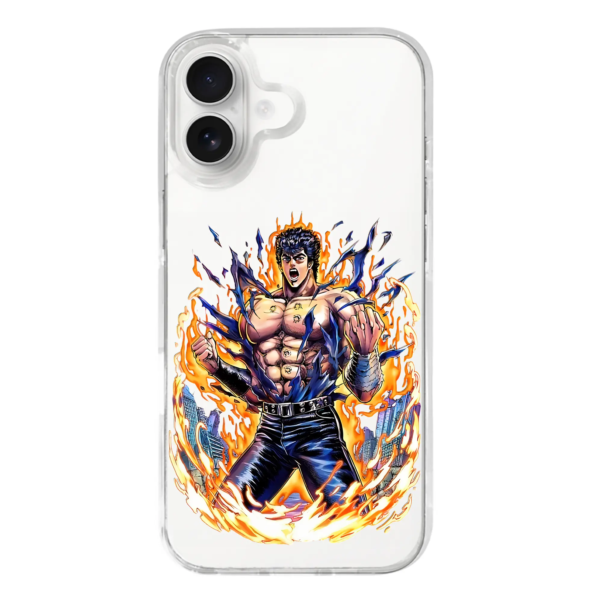 北斗の拳 グッズ,ケンシロウ - iPhone 17シリーズ 透明スマホケース – 薄型・耐衝撃・精密フィット保護カバー